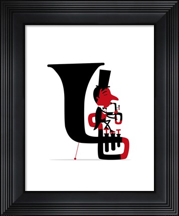 Framed Bring the Noise 01 Print