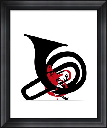 Framed Bring the Noise 02 Print