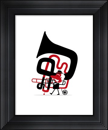 Framed Bring the Noise 03 Print