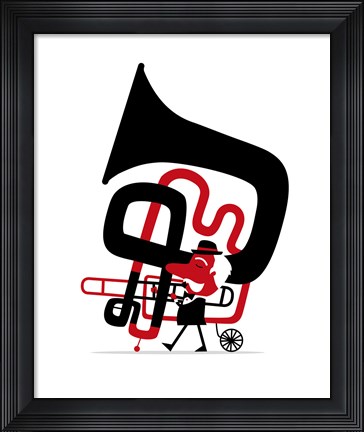 Framed Bring the Noise 03 Print