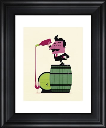 Framed Wine Print