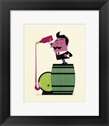 Framed Wine Print