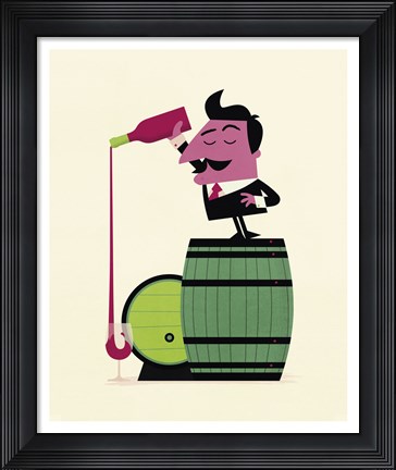 Framed Wine Print