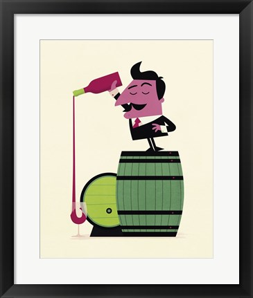 Framed Wine Print