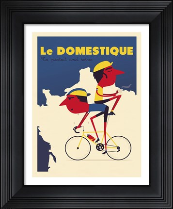 Framed Protect and Serve Print