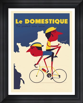 Framed Protect and Serve Print