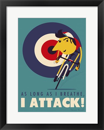 Framed Attack Print