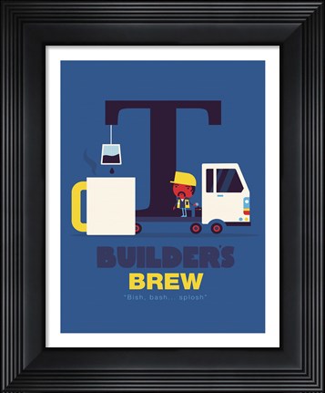 Framed Builders Brew Print