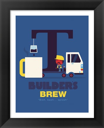 Framed Builders Brew Print