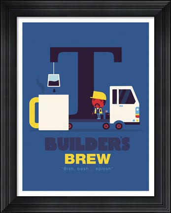 Framed Builders Brew Print