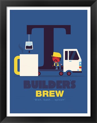 Framed Builders Brew Print