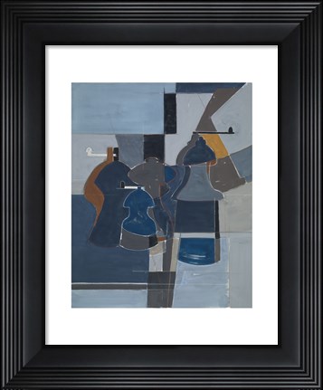 Framed Pepper Mills Print