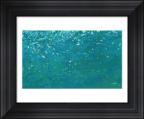 Framed Soft Lake Ripples Print