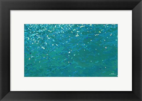 Framed Soft Lake Ripples Print