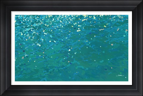 Framed Soft Lake Ripples Print