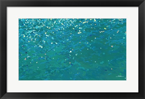 Framed Soft Lake Ripples Print