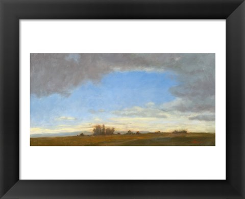 Framed Clearing Sky Print