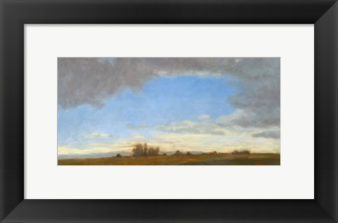 Framed Clearing Sky Print