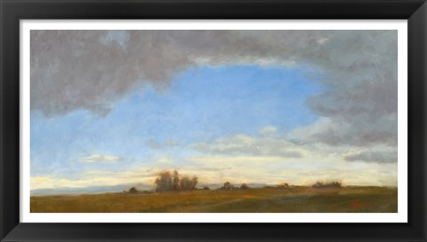 Framed Clearing Sky Print