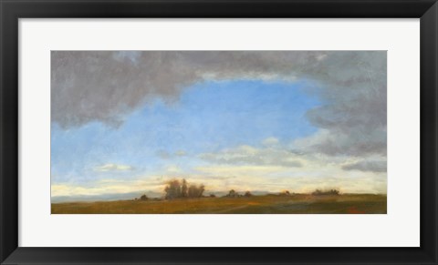 Framed Clearing Sky Print