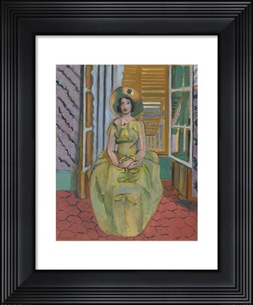 Framed Yellow Dress, 1929-31 Print