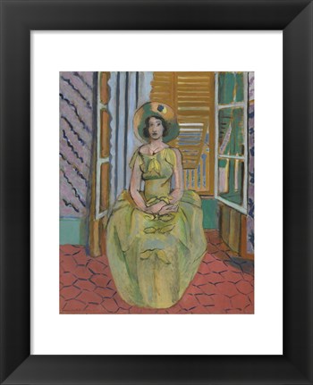 Framed Yellow Dress, 1929-31 Print