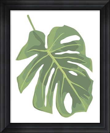 Framed Philodendron 2 Print