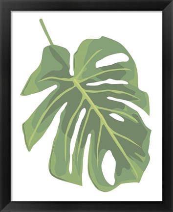 Framed Philodendron 2 Print