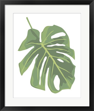 Framed Philodendron 2 Print