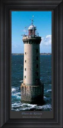 Framed Phare de Kereon Print