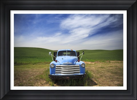 Framed Old Truck Palouse Print
