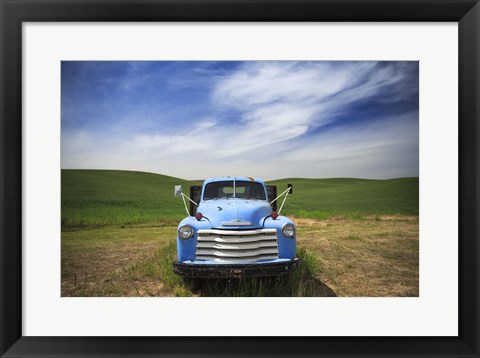 Framed Old Truck Palouse Print