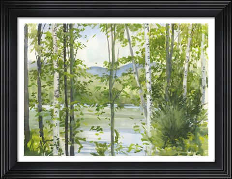 Framed Summer Lake III Print