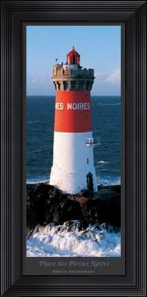 Framed Phare des Pierres Noires Print