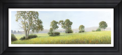 Framed Morning Mist Sunrise Print