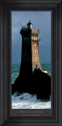 Framed Phare de la Vieille Print