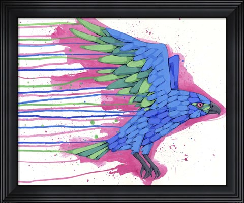 Framed Coming in Hot Print