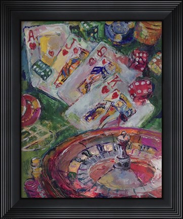 Framed Casino Art Print