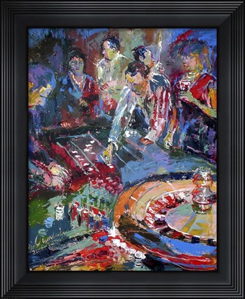 Framed Roulette 2 Print