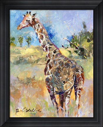 Framed Giraffe Print