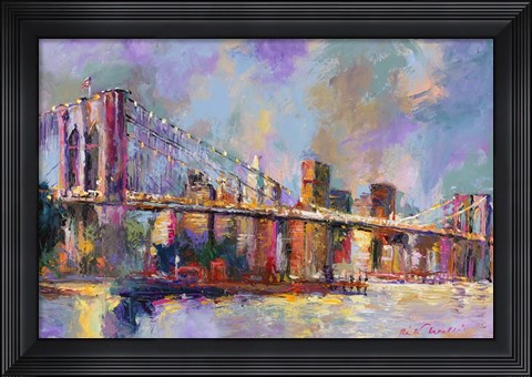 Framed Brooklyn Bridge Print