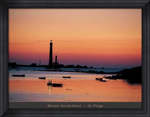 Framed Ile Vierge Print