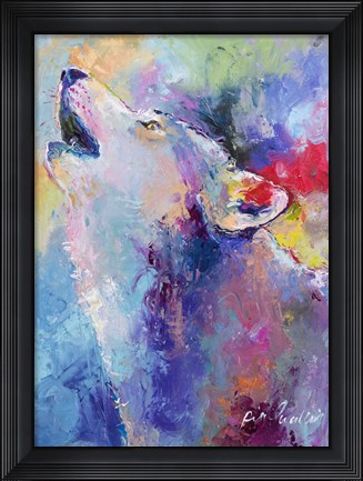 Framed Wolf Print