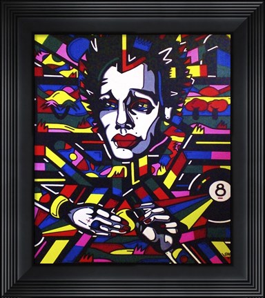 Framed Eightball The Painting Print