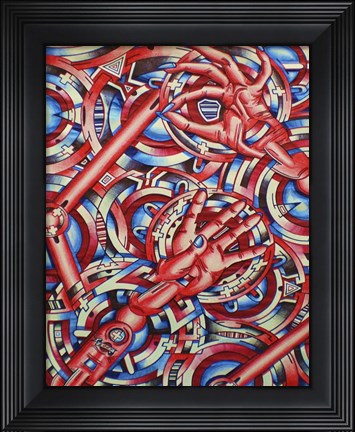Framed Hands of time Print