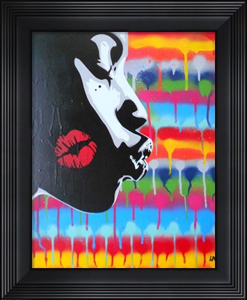 Framed Kiss Print