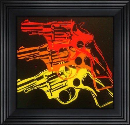 Framed Pop Gun 1 Print