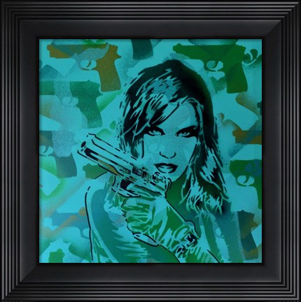Framed Revolver Greens Print
