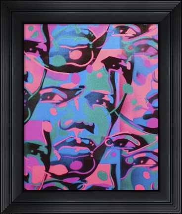 Framed Tribal Abstract Print