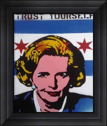 Framed Trust Yourself Print